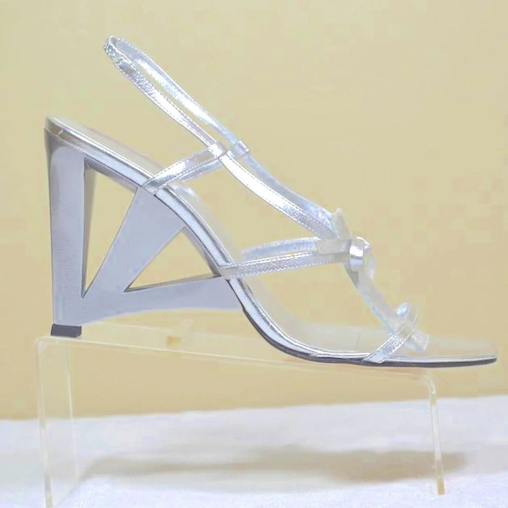 🏷️ NWT Kate Spade Silver/Metallic Sandals 🇮🇹